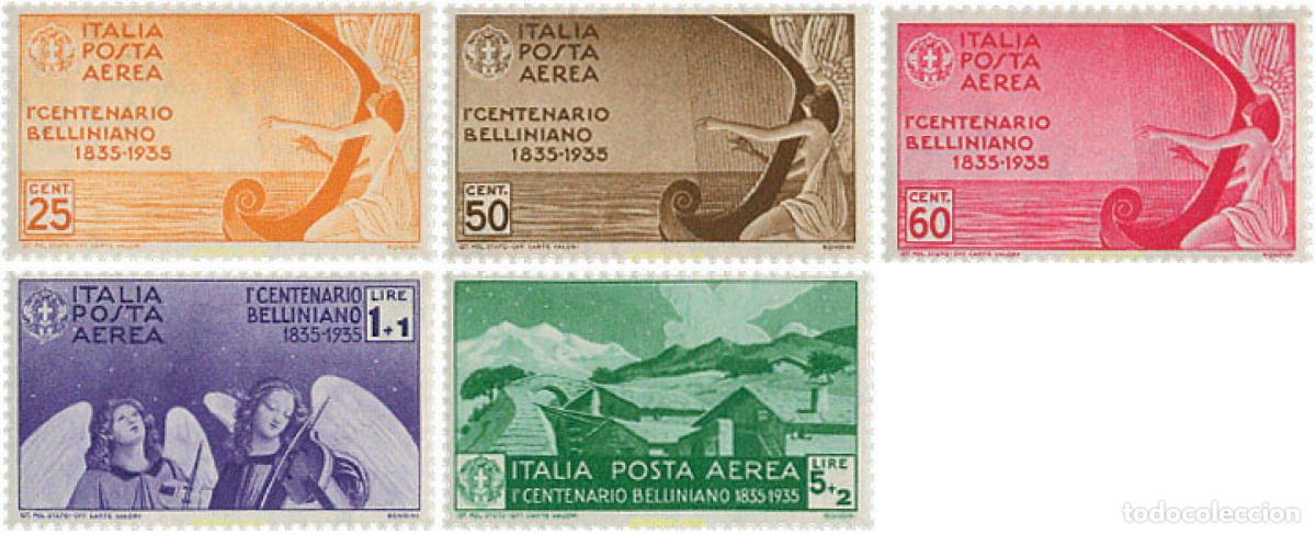 Sellos: 668198 HINGED ITALIA 1935 CENTENARIO DE LA MUERTE DE VINCENZO BELLINI