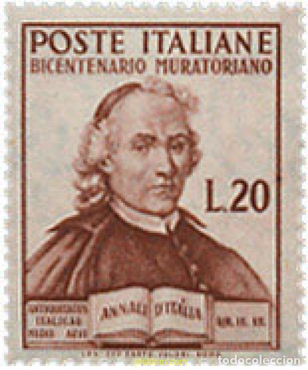 Sellos: 124318 MNH ITALIA 1950 200 ANIVERSARIO DE LA MUERTE DE LUDOVICO MURATORI