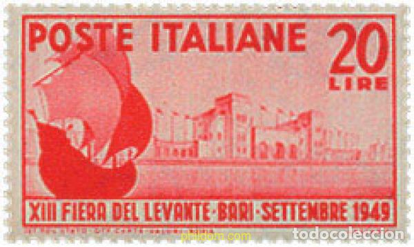 Sellos: 330174 HINGED ITALIA 1949 13 FERIA DE LEVANTE