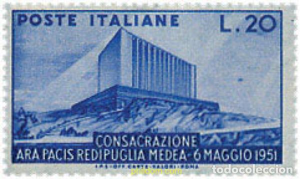 Briefmarken: 124331 MNH ITALIA 1951 CONSAGRACION DEL ARA PACIS DEL CEMENTERIO DE REDIPUGLIA