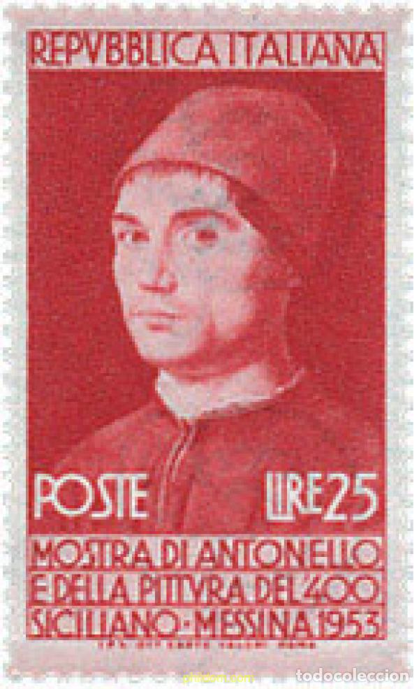 Francobolli: 124384 MNH ITALIA 1953 EXPOSICION DE OBRAS DE ANTONELLO DA MESSINA