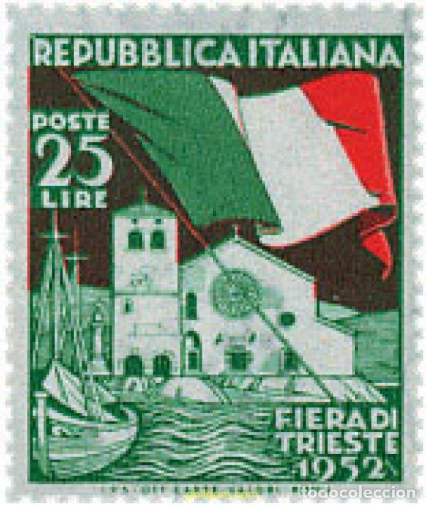 Francobolli: 124360 MNH ITALIA 1952 4 FERIA DE TRIESTE