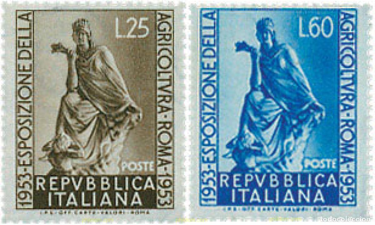 Timbres: 124400 MNH ITALIA 1953 EXPOSICION DE AGRICULTURA