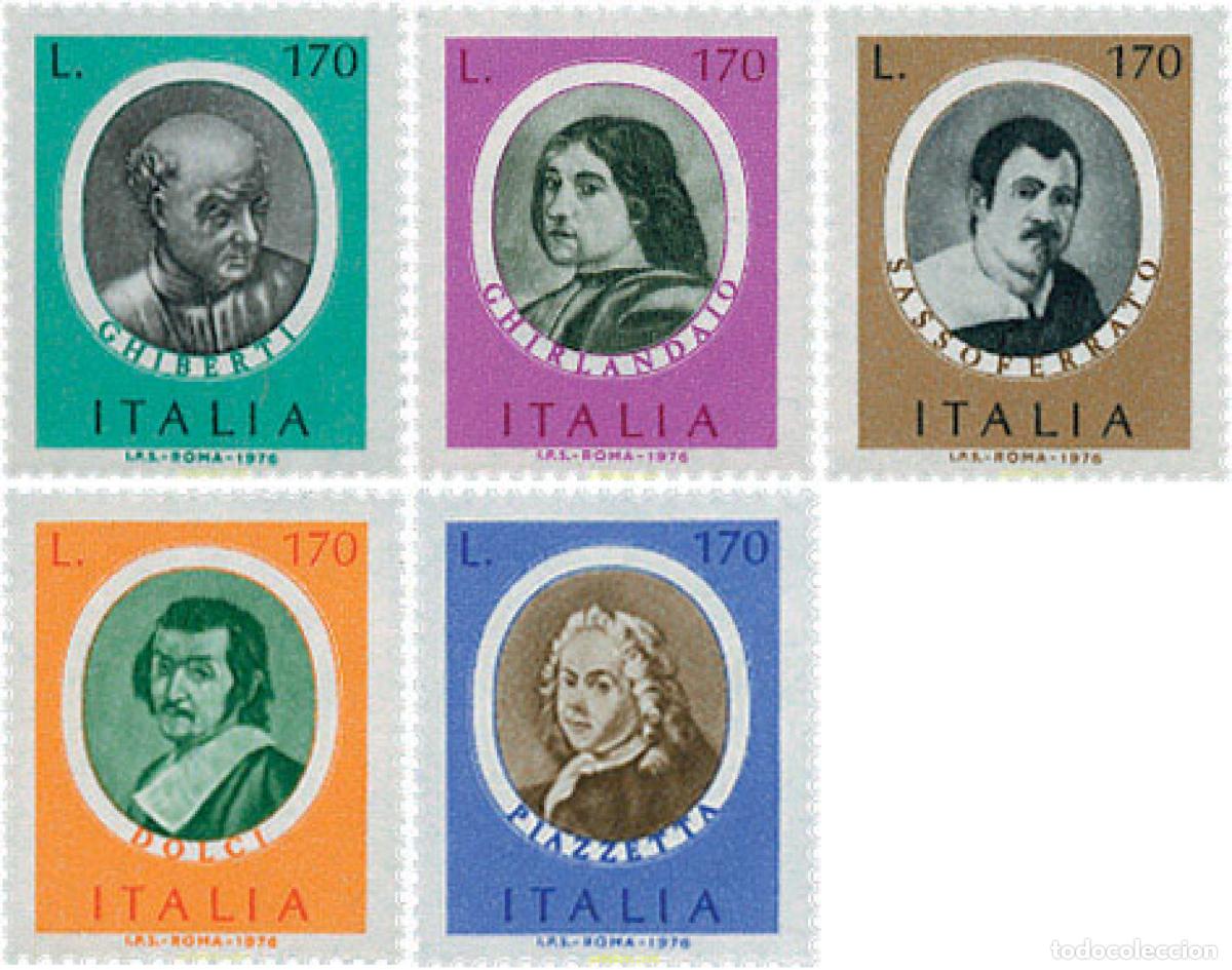 Selos: 124472 MNH ITALIA 1976 CELEBRIDADES