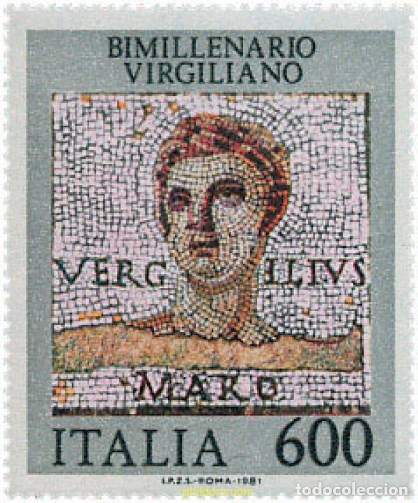 Selos: 124506 MNH ITALIA 1981 BIMILENARIO DE LA MUERTE DE VERGILIUS MARO