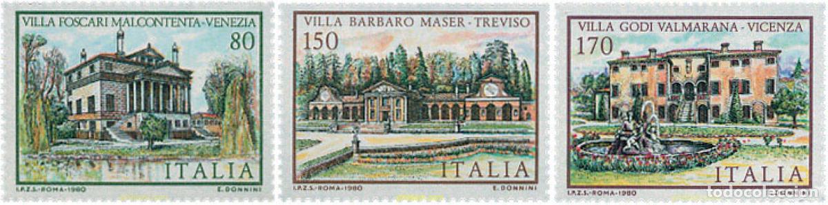 Selos: 124497 MNH ITALIA 1980 VILLAS ITALIANAS
