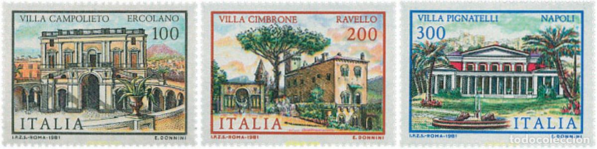Selos: 124508 MNH ITALIA 1981 VILLAS ITALIANAS