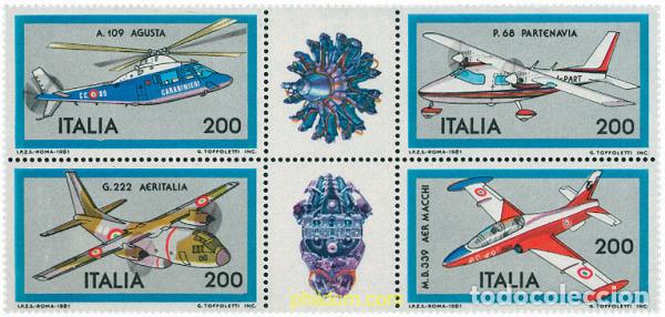 Sellos: 124501 MNH ITALIA 1981 AVIONES