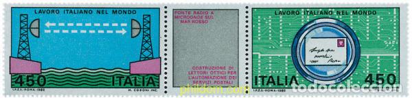 Sellos: 124515 MNH ITALIA 1982 TECNOLOGIA ITALIANA EN EL MUNDO