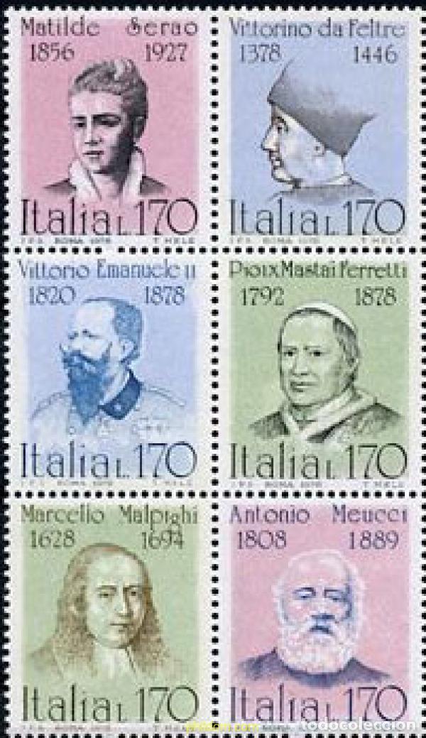 Sellos: 217037 MNH ITALIA 1978 PERSONALIDADES