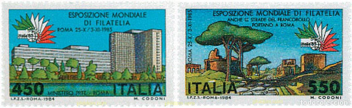 Sellos: 124552 MNH ITALIA 1984 ITALIA 85. EXPOSICION FILATELICA INTERNACIONAL