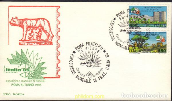 Sellos: 440259 MNH ITALIA 1984 ITALIA 85. EXPOSICION FILATELICA INTERNACIONAL