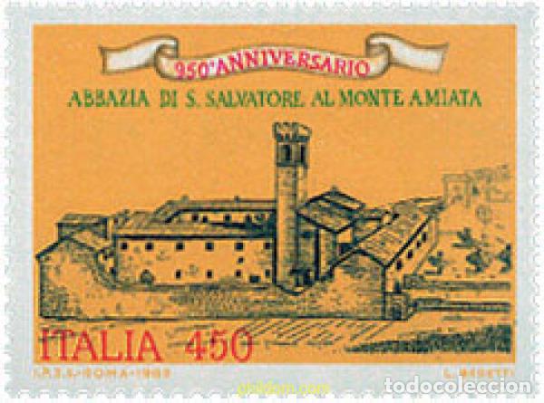 Sellos: 124573 MNH ITALIA 1985 950 ANIVERSARIO DE LA ABADIA DE SAN SALVATORE