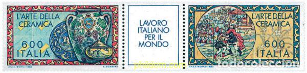 Sellos: 124565 MNH ITALIA 1985 TECNOLOGIA ITALIANA EN EL MUNDO