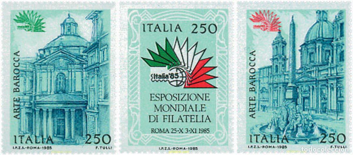 Sellos: 124568 MNH ITALIA 1985 ITALIA 85. EXPOSICION FILATELICA INTERNACIONAL