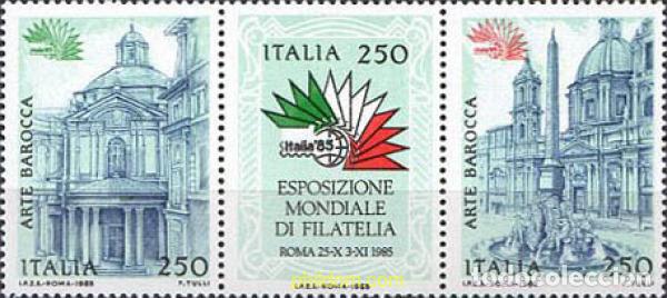 Sellos: 124569 MNH ITALIA 1985 ITALIA 85. EXPOSICION FILATELICA INTERNACIONAL