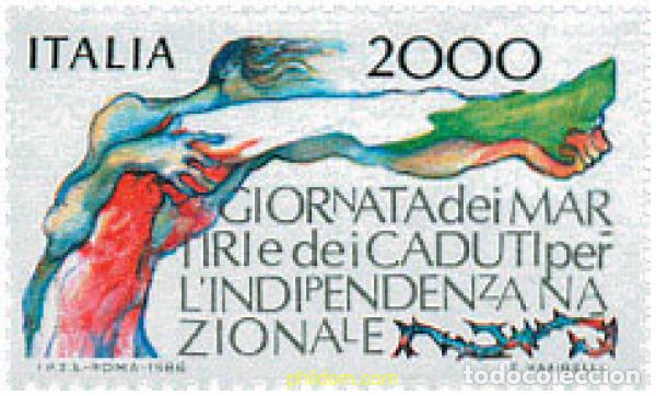 Sellos: 124592 MNH ITALIA 1986 DIA DE LOS MARTIRES Y LOS CAIDES POR LA INDEPENDENCIA