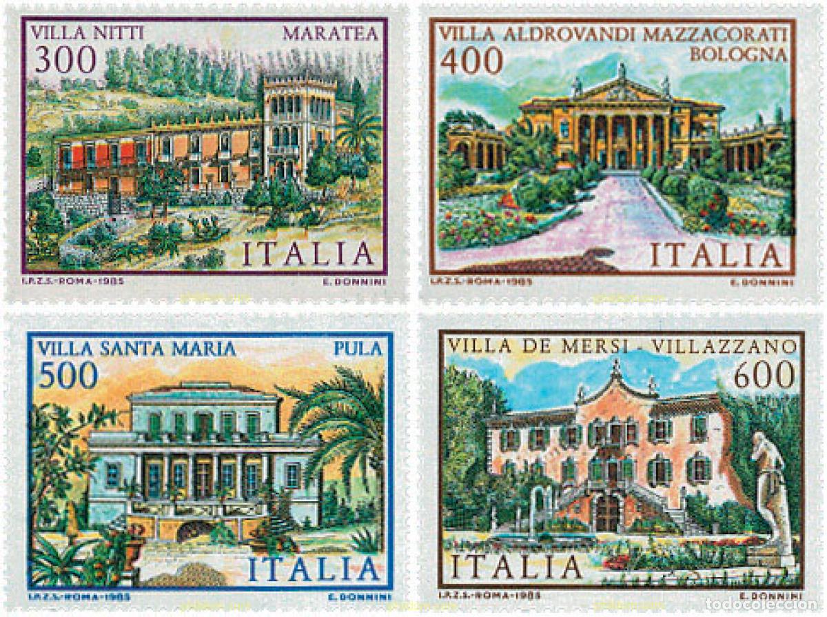 Sellos: 124579 MNH ITALIA 1985 VILLAS ITALIANAS