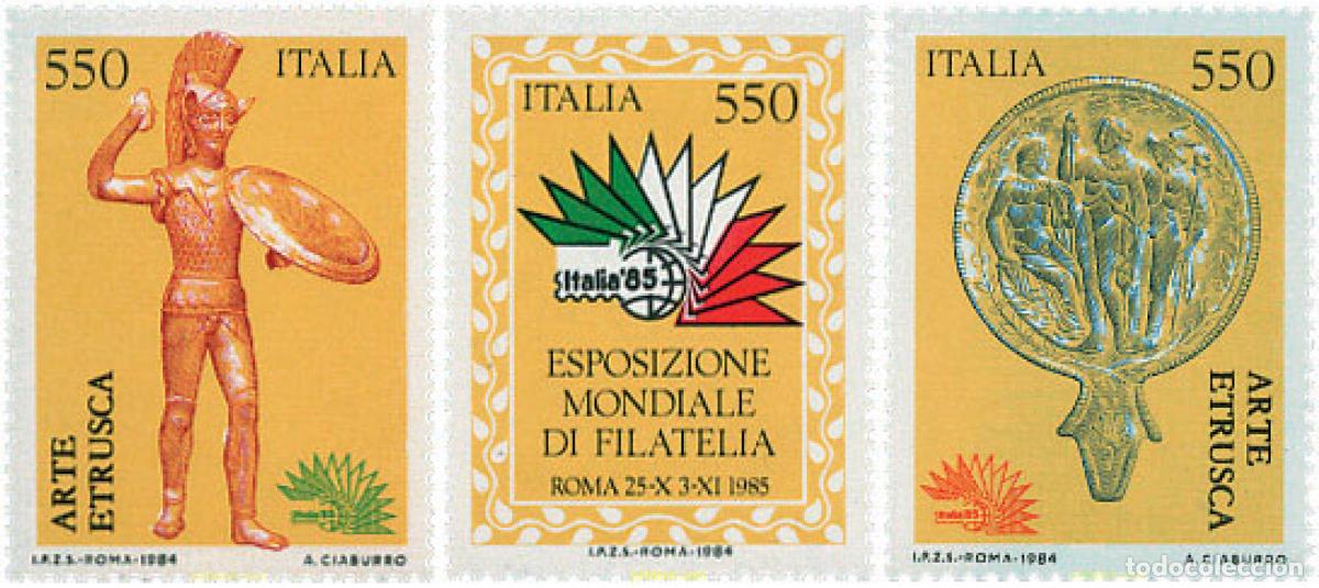 Sellos: 124559 MNH ITALIA 1984 ITALIA 85. EXPOSICION FILATELICA INTERNACIONAL