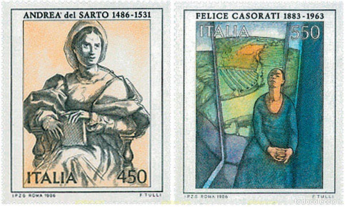 Selos: 124606 MNH ITALIA 1986 ARTE ITALIANO