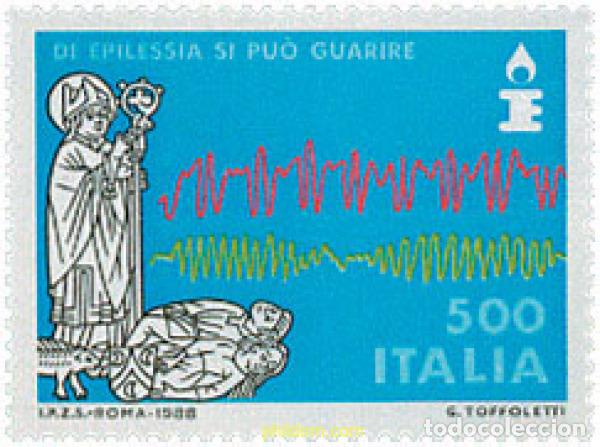 Sellos: 124624 MNH ITALIA 1988 LUCHA CONTRA LA EPILEPSIA