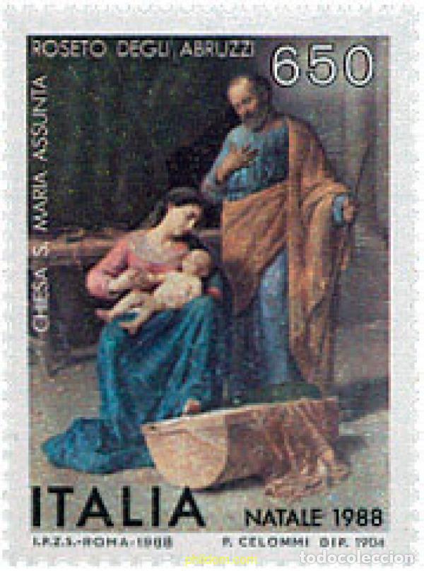 Sellos: 124630 MNH ITALIA 1988 NAVIDAD