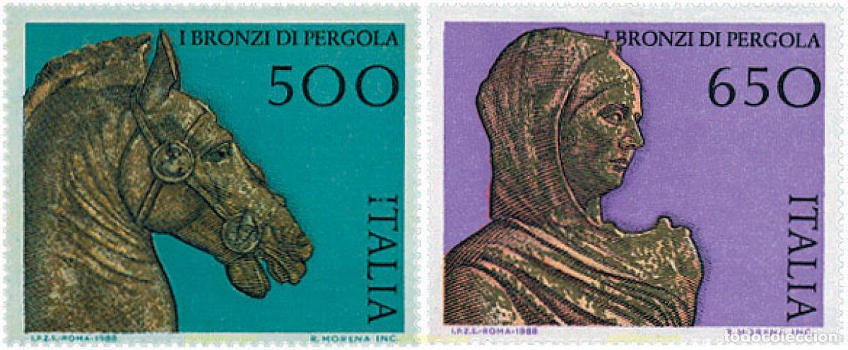 Sellos: 124627 MNH ITALIA 1988 PATRIMONIO ARTISTICO Y CULTURAL ITALIANO