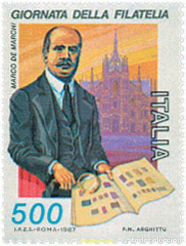 Sellos: 124618 MNH ITALIA 1987 DIA DEL SELLO