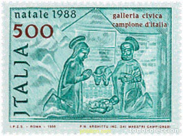 Sellos: 124633 MNH ITALIA 1988 NAVIDAD
