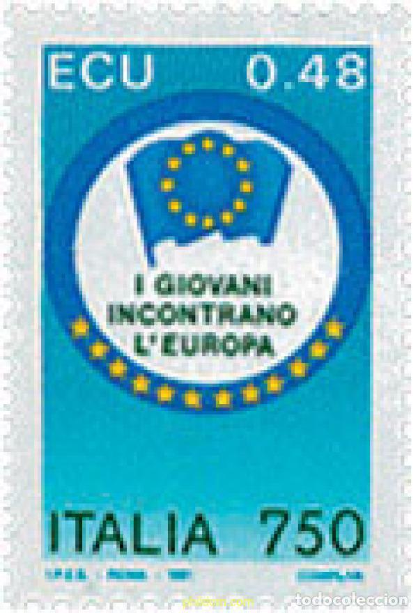 Sellos: 124663 MNH ITALIA 1991 LOS JOVENES ENCUENTRAN EUROPA