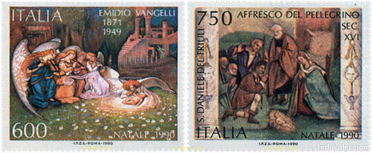 Timbres: 124662 MNH ITALIA 1990 NAVIDAD