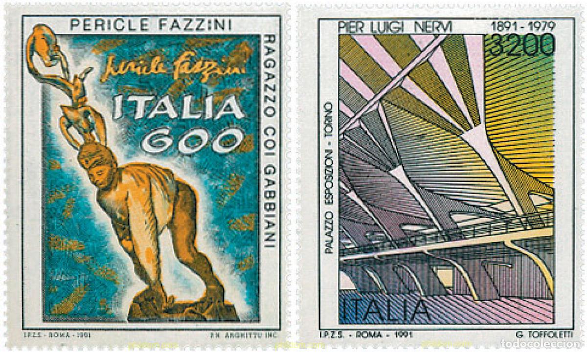Timbres: 124668 MNH ITALIA 1991 PATRIMONIO ARTISTICO Y CULTURAL ITALIANO