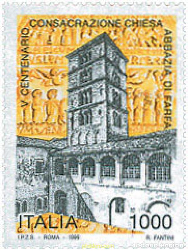 Timbres: 124676 MNH ITALIA 1996 5 CENTENARIO DE LA CONSAGRACION DE LA ABADIA IMPERIAL DE FARFA