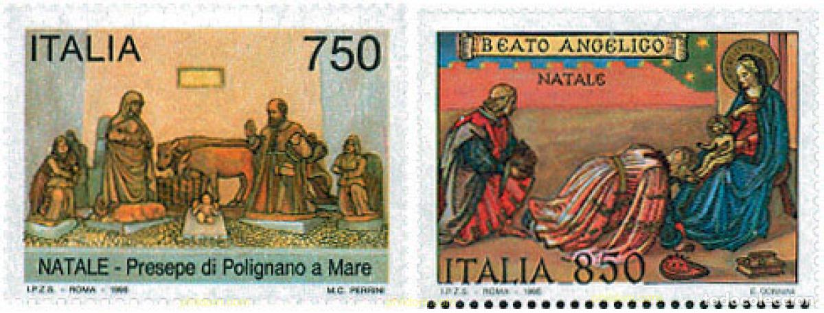 Sellos: 124675 MNH ITALIA 1995 NAVIDAD