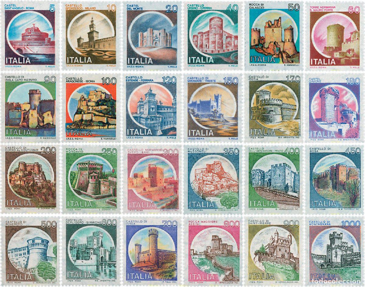 Sellos: 124493 MNH ITALIA 1980 CASTILLOS