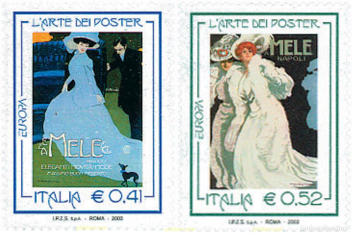 Sellos: 124956 MNH ITALIA 2003 EUROPA CEPT. ARTE DEL CARTEL
