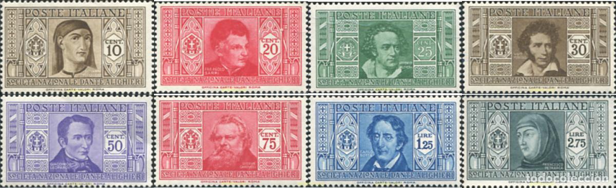 Sellos: 616178 MNH ITALIA 1932 POR LA SOCIEDAD NACIONAL DANTE