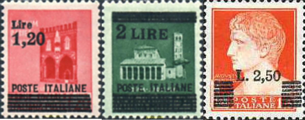 Sellos: 129744 MNH ITALIA 1945 SELLOS DE LA REPUBLICA SOCIAL ITALIANA