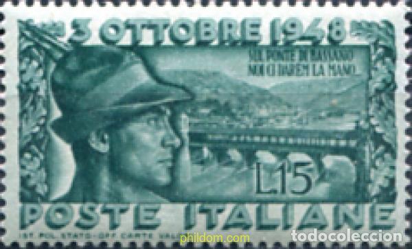 Sellos: 129755 MNH ITALIA 1948 RECONSTRUCCION DEL PUENTE DE BASSANO