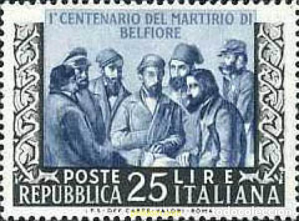 Sellos: 130359 MNH ITALIA 1952 CENTENARIO DEL MARTIRIO DE BELFIORE