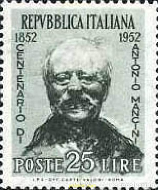 Sellos: 130358 MNH ITALIA 1952 CENTENARIO DEL NACIMIENTO DE ANTONIO MANCINI