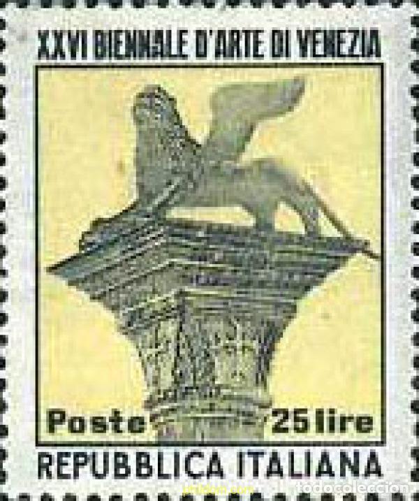 Sellos: 223970 MNH ITALIA 1952 26 BIENAL DEL ARTE EN VENECIA