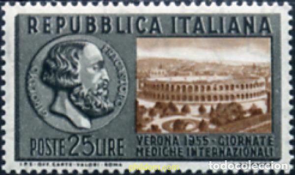 Sellos: 130375 MNH ITALIA 1955 CONGRESO INTERNACIONAL DE MEDICINA