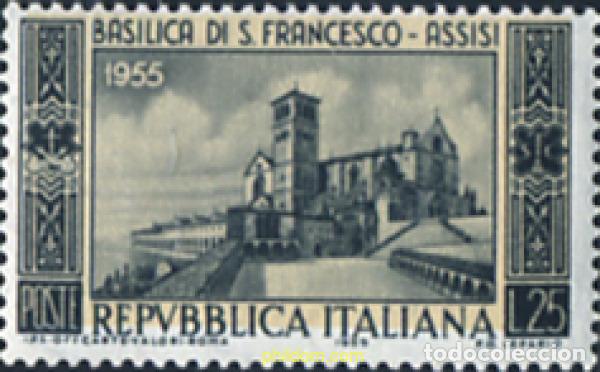 Sellos: 130377 MNH ITALIA 1955 7 CENTENARIO DE LA BASILICA DE SAN FRANCES D'ASIS