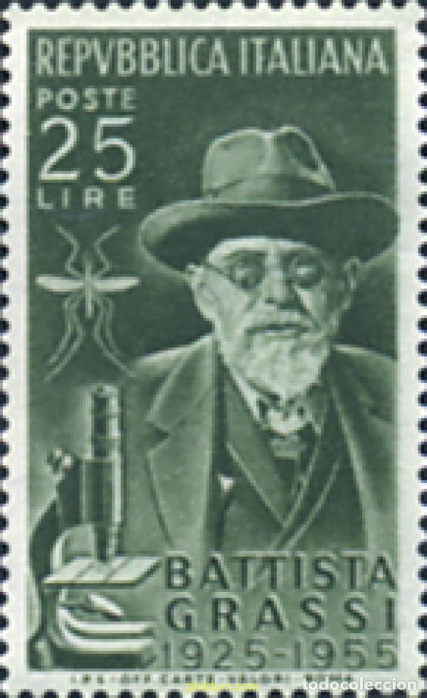 Sellos: 130435 MNH ITALIA 1955 30 ANIVERSARIO DE LA MUERTE DE BATTISTA GRASSI