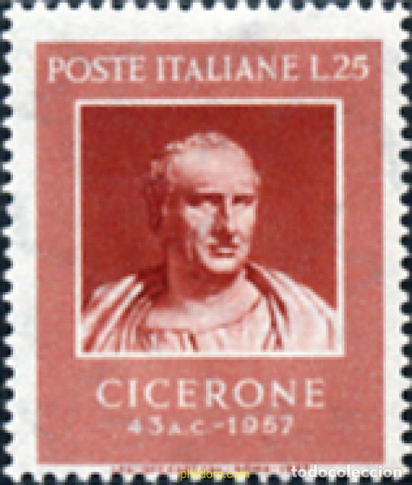 Sellos: 130454 MNH ITALIA 1957 2000 CENTENARIO DE LA MUERTE DE CICERON