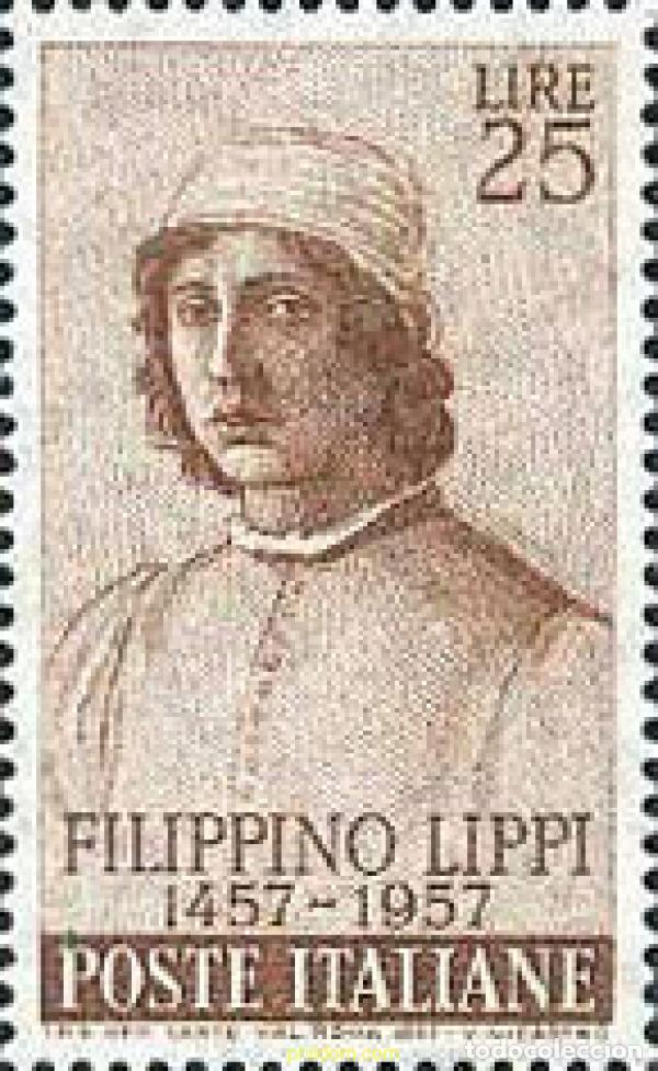 Sellos: 130453 MNH ITALIA 1957 5 CENTENARIO DEL NACIMIENTO DE FILIPPINO LIPPI
