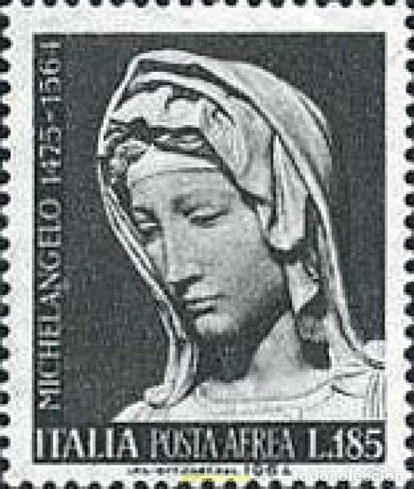 Sellos: 332724 MNH ITALIA 1964 4 CENTENARIO DE LA MUERTE DE MIGUEL ANGEL
