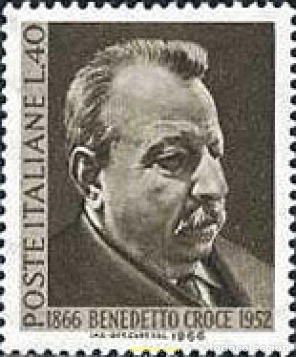 Selos: 130708 MNH ITALIA 1966 CENTENARIO DEL NACIMIENTO DE BENEDETTO CROCE