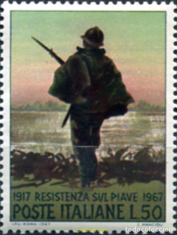Sellos: 130749 MNH ITALIA 1967 50 ANIVERSARIO DE LA BATALLA DEL PIAVE